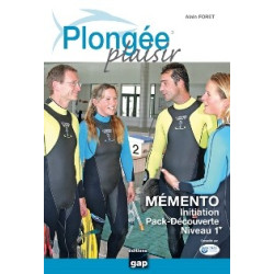 Plongée Plaisir Mémento Initiation Pack Découverte Niveau 1