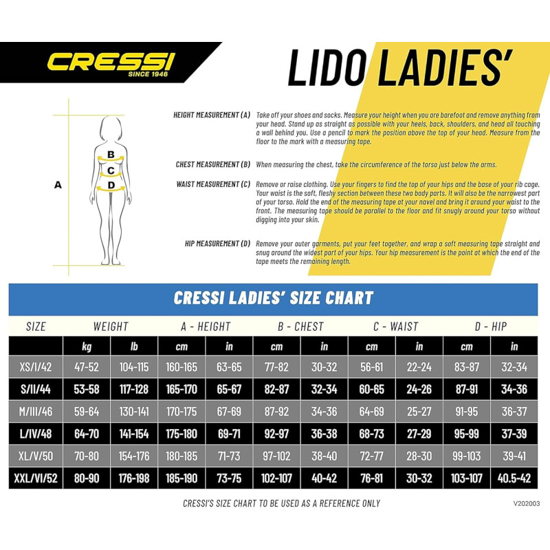 Shorty LIDO Lady 2mm Noir-Lilas CRESSI