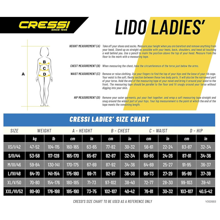 Shorty LIDO Lady 2mm Noir-Lilas CRESSI