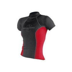 Lycra T-Flex Noir-Rouge Femme