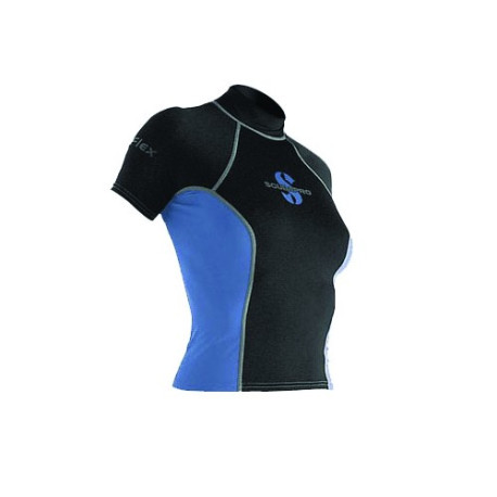 Lycra T-Flex Noir-Bleu Femme